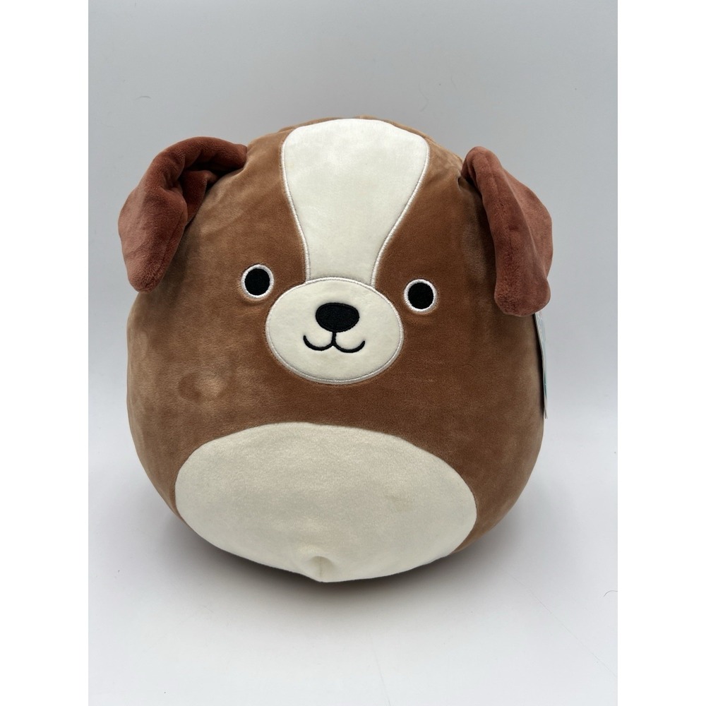 Squishmallows Bernie Dog Plush 12" Brown Original Soft w/ Tag